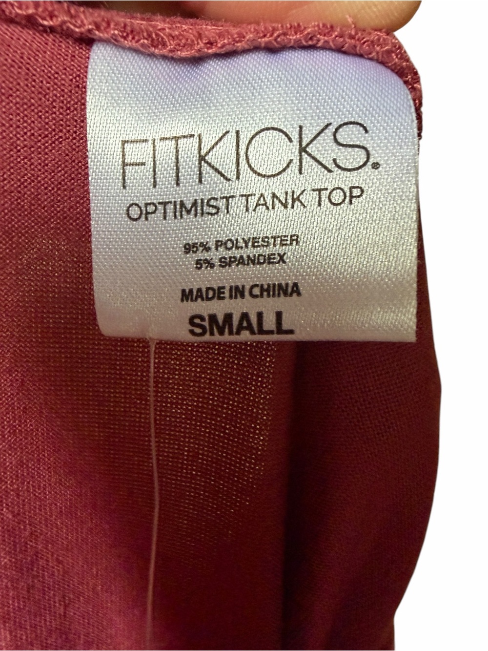 FitKicks Daydreamer Graphic Tank Top Small Rainbow Sleeveless Athleisure Tee - Picture 3 of 5